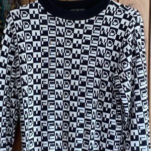 Ladies FENDI Zucca print sweater